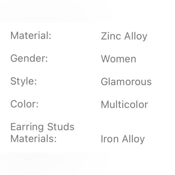 Gorgeous arabic style drop earrings - Picture 7 of 10